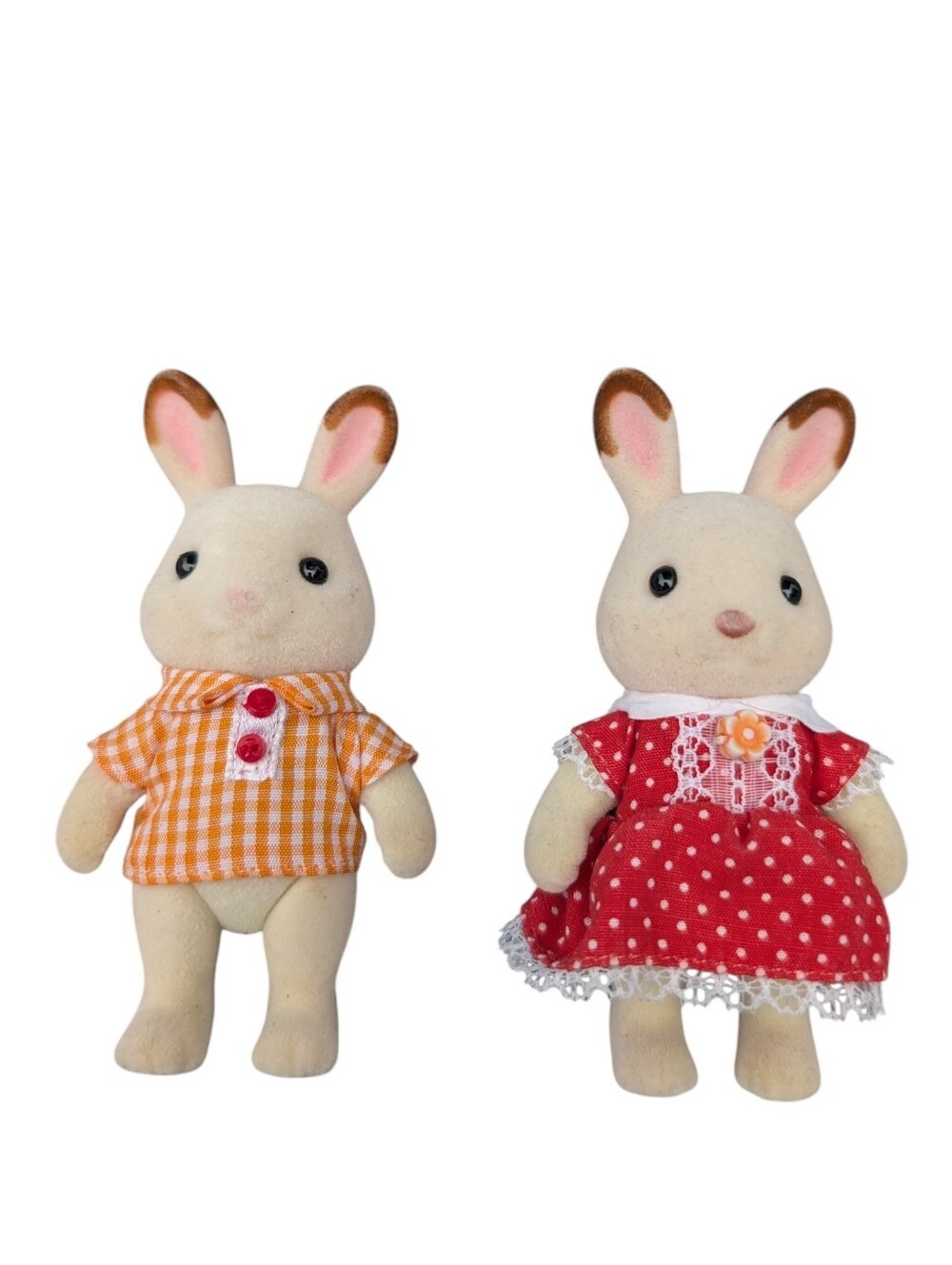 2 For $20 🩷 Calico Critters Hopscotch Rabbits - Brother & Sister
